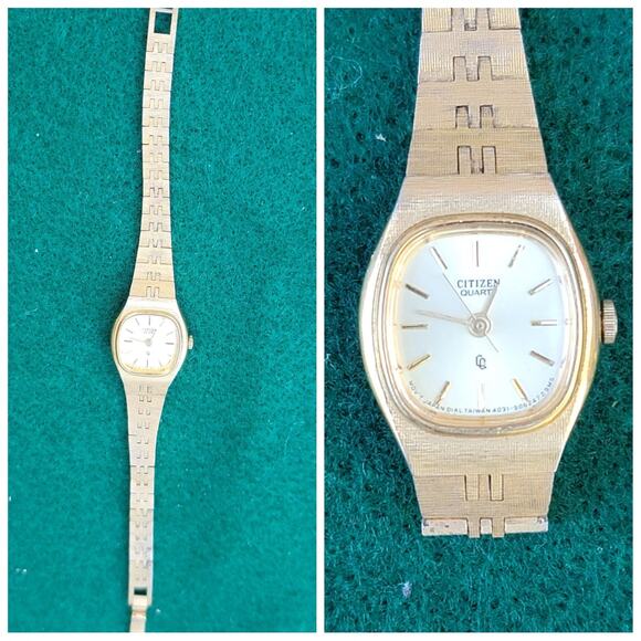 Citizen Accessories - Vtg Citizen Gold Tone Watch
